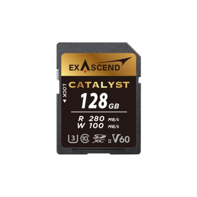 Exascend Essential SDXC, UHS-II, V60 128GB Memory Card