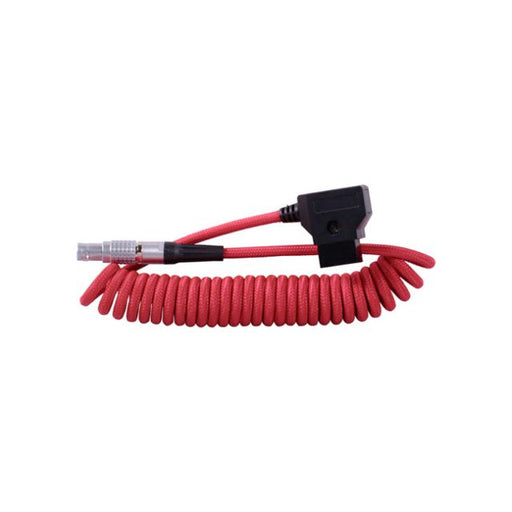 Blackhawk D-Tap To Lemo 2 Pin 0B Male Power Cable (Coiled, 12-24", Red)