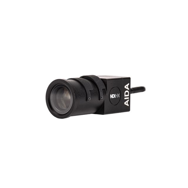 AIDA Imaging FHD NDIÂ®|HX/SRT/IP PoE Weatherproof IP54 POV Camera with 05-50mm Varifocal Lens
