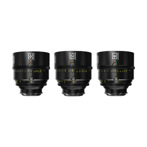 DZOFILM 32, 65, 90mm T2.8 Gnosis Macro Prime 3-Lens Kit (LPL with PL & EF Mounts) 