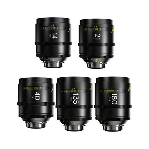 DZOFILM Arles FF/VV Prime Cine 5-Lens 14/21/40/135/180mm Set (ARRI PL) 