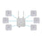 EtherWAN EasyLink MP Preconfigured Multipoint IP67 Wireless Bridge Kit (2 Clients)