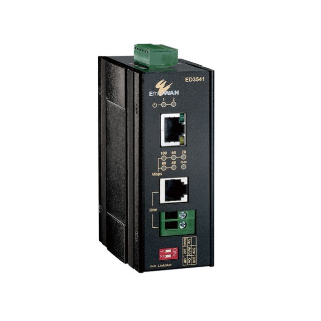 EtherWAN Hardened 10/100BASE-TX Ethernet Extender