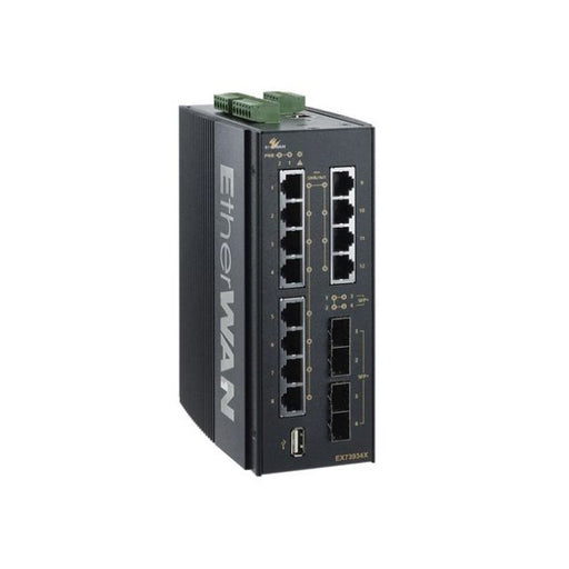 Etherwan 8-Port 10/100/1000Base-T + 4 1G/10G Sfp+ Ports
