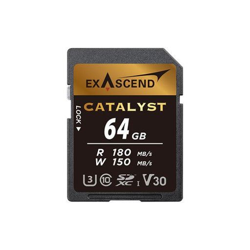 ExasCEnd 64Gb Catalyst Sdxc, Uhs-I, V30 Memory Card
