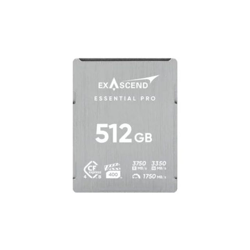 Exascend CFexpress 4.0 Type B Essential Pro Series 512GB Memory Card