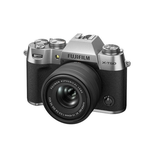 Fujifilm X-T50 MIRrorless Digital Camera (Silver) With Xc15-45mm f3.5-5.6 Ois Pz Lens Kit
