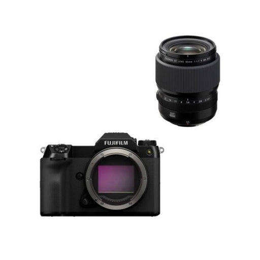 Fujifilm GFX100S II Body (Black) & GF55mm F1.7 R WR Lens