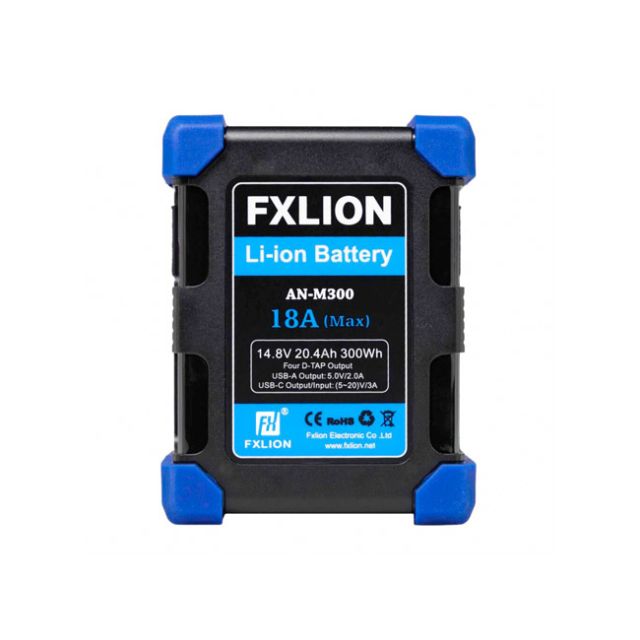 Fxlion High Power Square Battery - 14.8V/300Wh Gold-Mount Battery