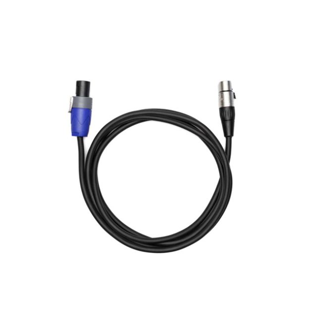 Fxlion 3-Pin XLR Female To Neutrik Speakon DC Cable