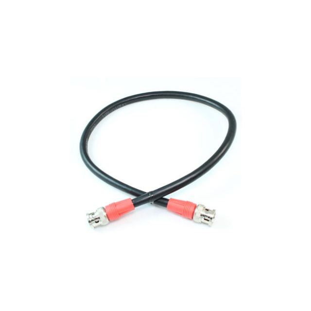 Genustech 1.5FT 6G-SDI (4K) BNC Coax Cable (RG6/18AWG Male to Male, Gold Plated Pin)