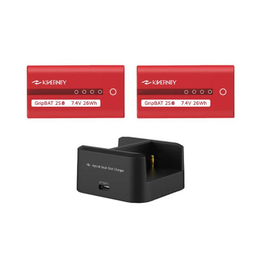 KinEFinity 2X Gripbat 2Si And Pd Hybrid Dual Charger Pack