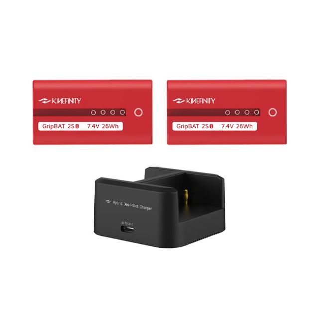 KinEFinity 2X Gripbat 2Si And Pd Hybrid Dual Charger Pack