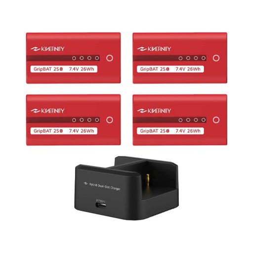 KinEFinity 4X Gripbat 2Si And Pd Hybrid Dual Charger Pack