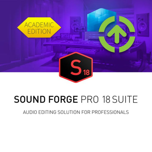 Magix Sound Forge Pro 18 Suite (academic, Upgrade From Previous Version) Esd
