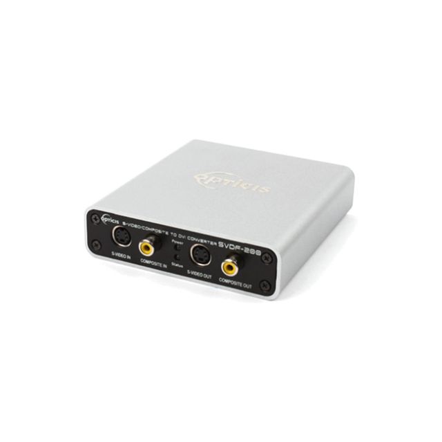 Opticis S-video/Composite Video to 1 Fiber DVI Converter