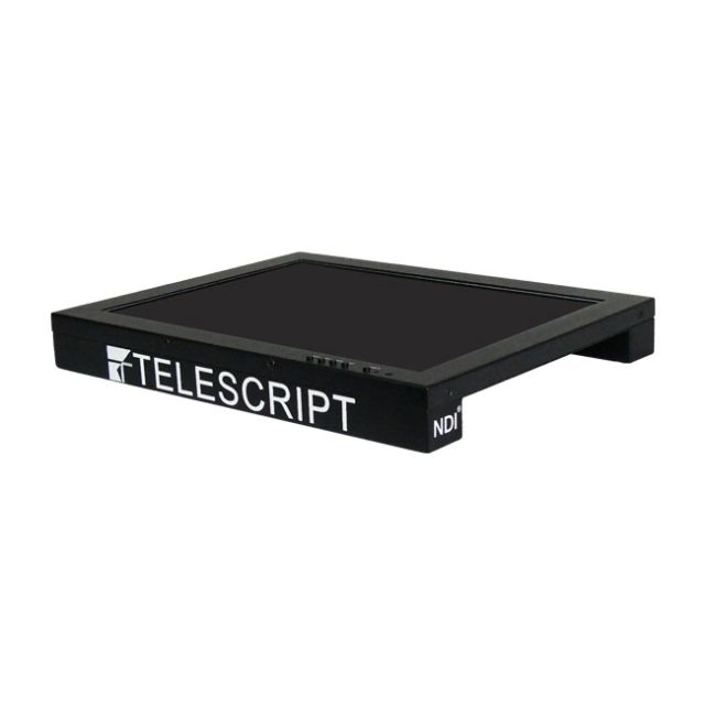 Telescript 12.1" IP Prompter Monitor With NDI