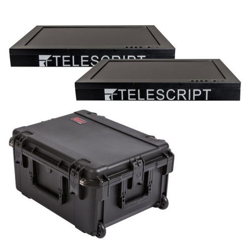 Telescript Two 15" High Bright Monitors With Case