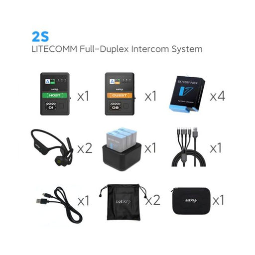 Vaxis Litecomm Full-DuPLex Intercom System 2S