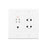Vigillink 4X4 Dante Wall Plate With Analog And Bluetooth Inputs And Outputs