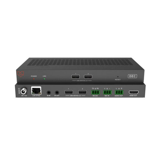 Vigillink 1G Jpeg2000 4K30 Avoip ReCEiver With Videowall Processing (Kvm, IR, Rs-232)