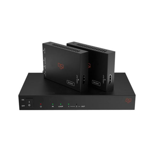 Vigillink 1X2 HDMI 2.0 Distribution AmPLifier With Integrated HDbaset Extender (60M)