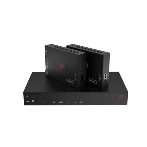 Vigillink 1X2 HDMI 2.0 Distribution AmPLifier With Integrated HDbaset Extender (150M)