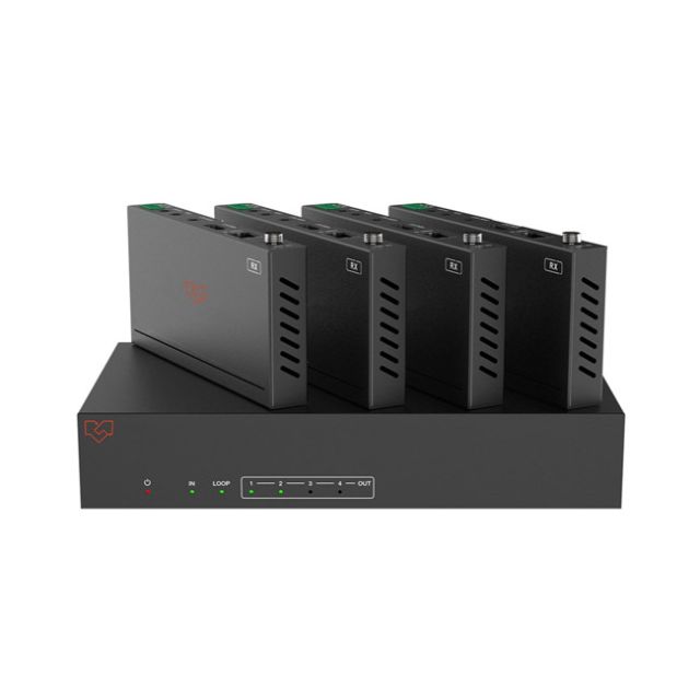 Vigillink 1X4 HDMI 2.0 Distribution AmPLifier Over HDbaset (150M, 18Gbps)