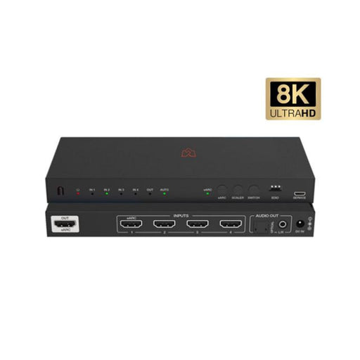 Vigillink 4X1 HDMI Switch With Audio De-Embedded (48Gbps)