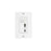 VigilLink 18Gbps 2x1 HDMI/miniâ‚¬€œDP Wall Plate Transmitter with Auto-Switching (40m, White)