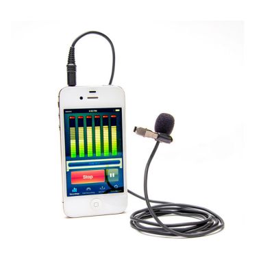 Azden Pro Studio Lapel Mic with TRRS Plug for iOS & Android
