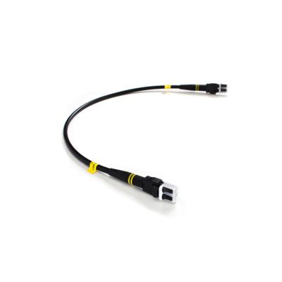 FieldCast 2C SM Jumper Duplex Patch Cable (0.40m, Black, LC Patch Cable included in FieldCast Adapter Two)
