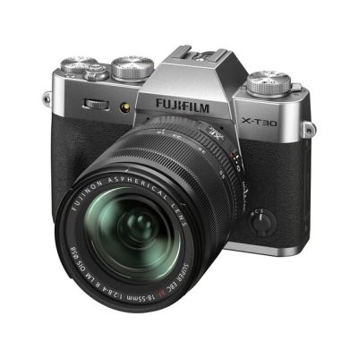 Fujifilm X-T30 II Mirrorless Camera with 18-55mm Lens (Silver)