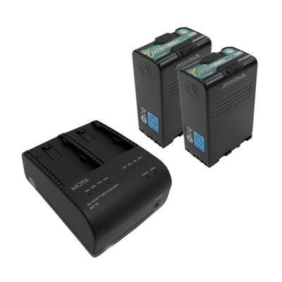 IDX 2x SB-U98 PD 98Wh Batteries and MC-2U Dual Charger Kit