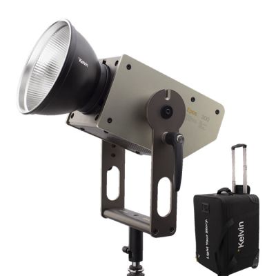 Kelvin Epos 300 - 300W Full Color Spectrum RGBACL LED COB Studio Light including Rolling Case (B-Mount)