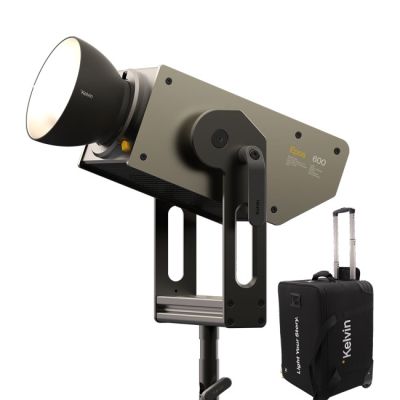 Kelvin Epos 600 - 600W Full Color Spectrum RGBACL LED COB Studio Light with Rolling Case (B-Mount)