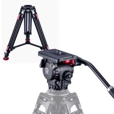 OZEN 6CF2HD 75mm AGILE 6 Mini E-Z LOAD Tripod System